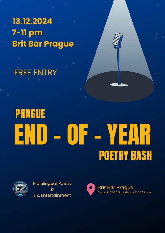 Prague End-of-Year Poetry Bash