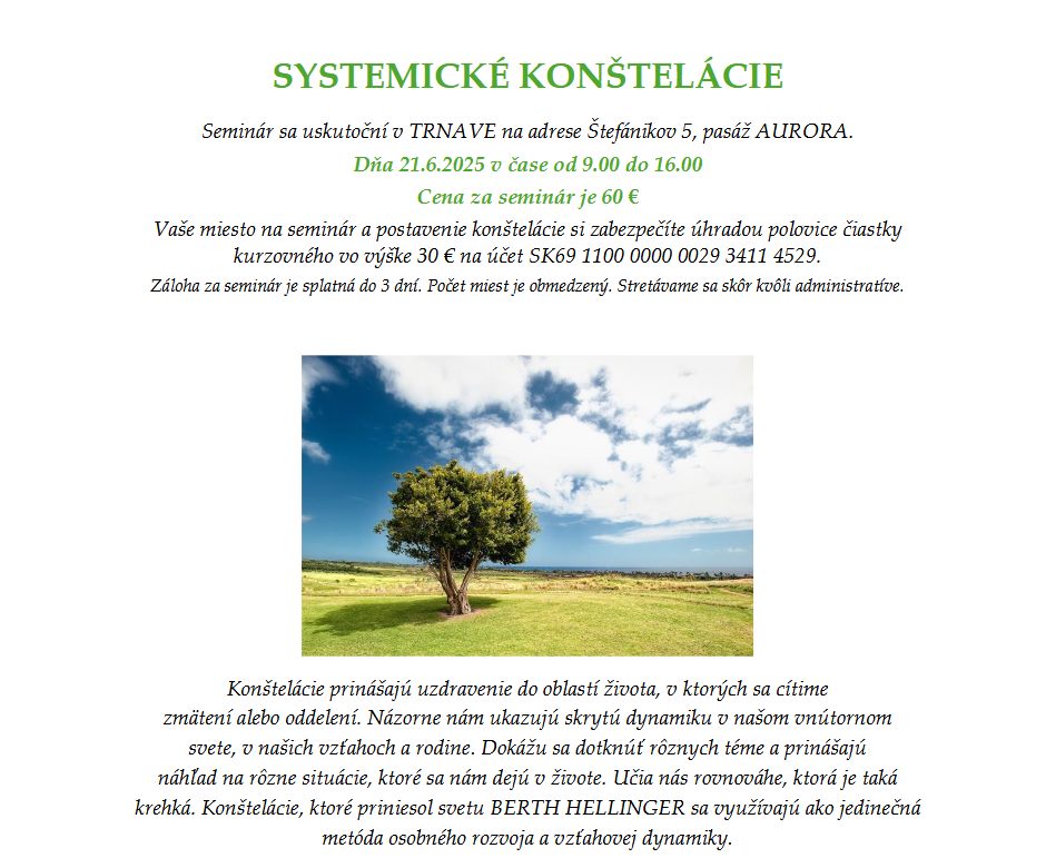 Systemické konštelácie