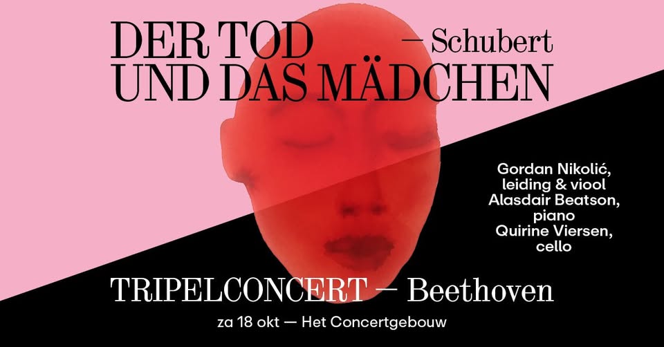 Beethovens Tripelconcert en Schuberts Der Tod und das Mädchen - Het Concertgebouw Amsterdam