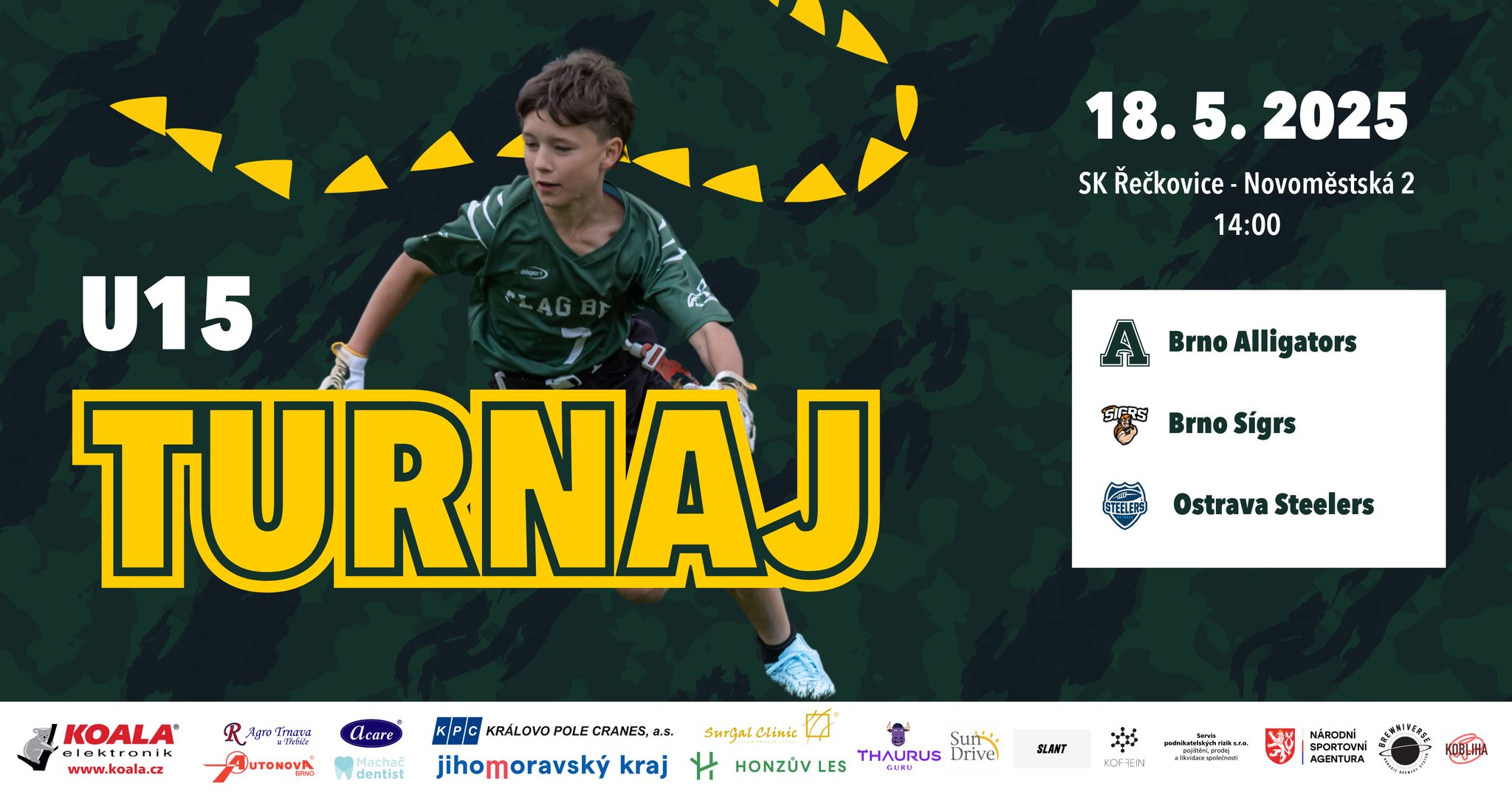 U15 Turnaj ve Flag Football