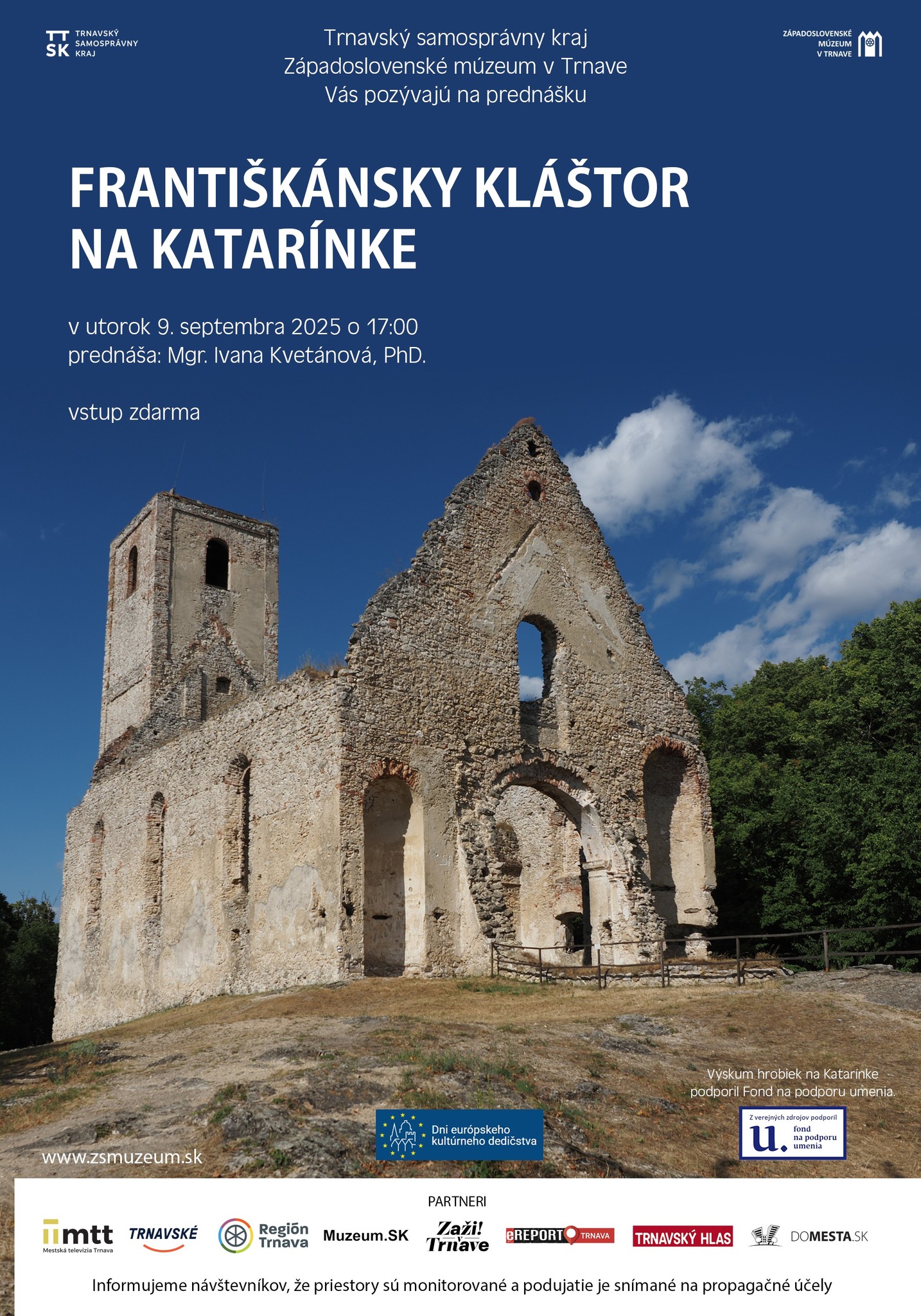 Františkánsky kláštor na Katarínke (prednáška)