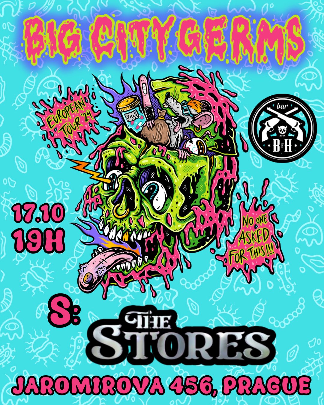 Big City Germs (CANADA) + The Stores (Prague/USA/UK)