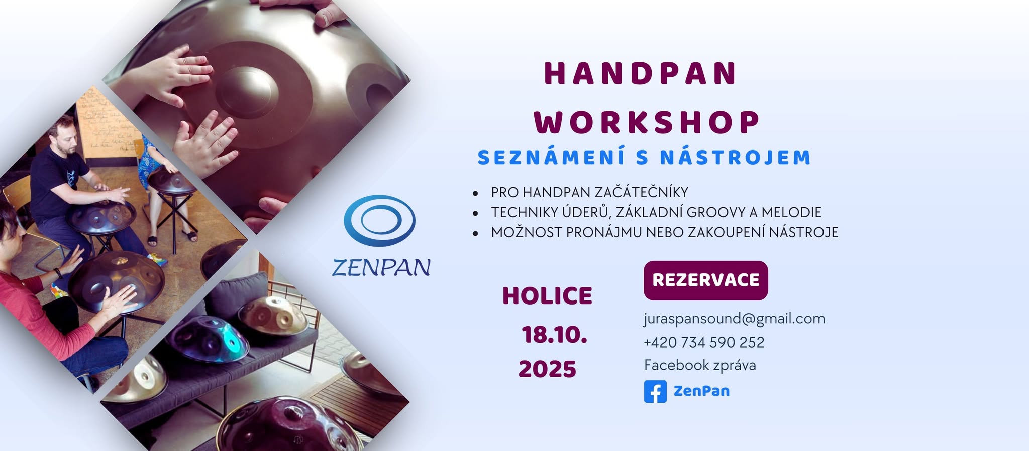 Handpan workshop Artykadlo Holice - Seznámení s nástrojem