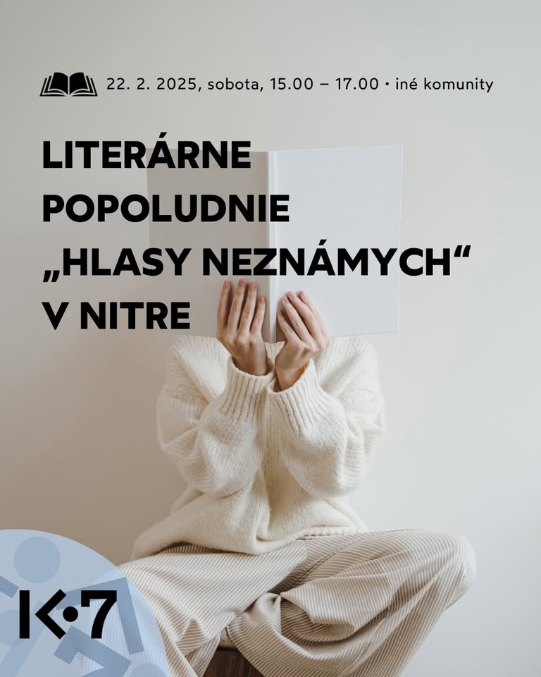 LITERÁRNE POPOLUDNIE „HLASY NEZNÁMYCH V NITRE