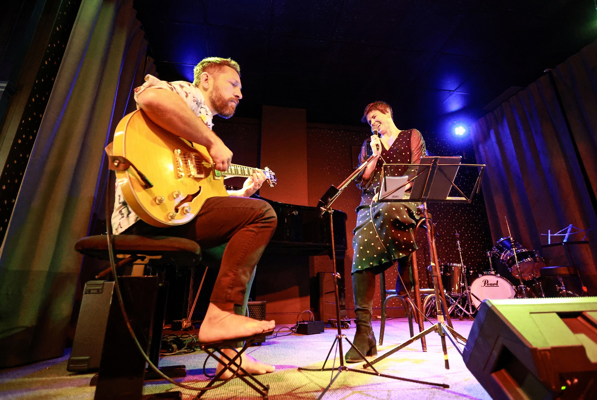 Petra Vlková & Libor Šmoldas in duo na Střeleckém ostrově
