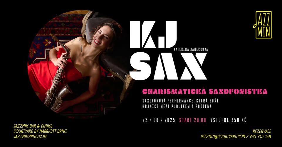 KJ SAX | Charismatická saxofonistka