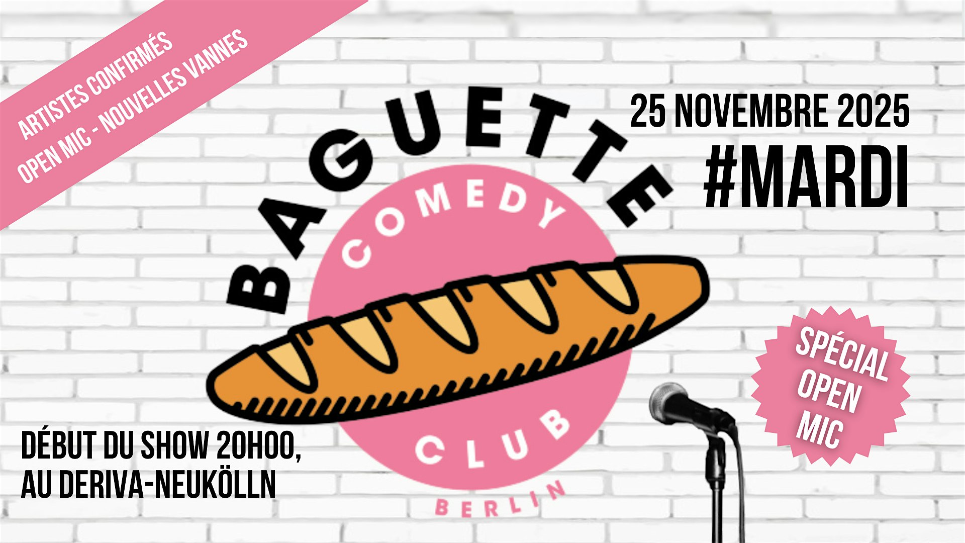 Baguette Comedy Club #MARDI