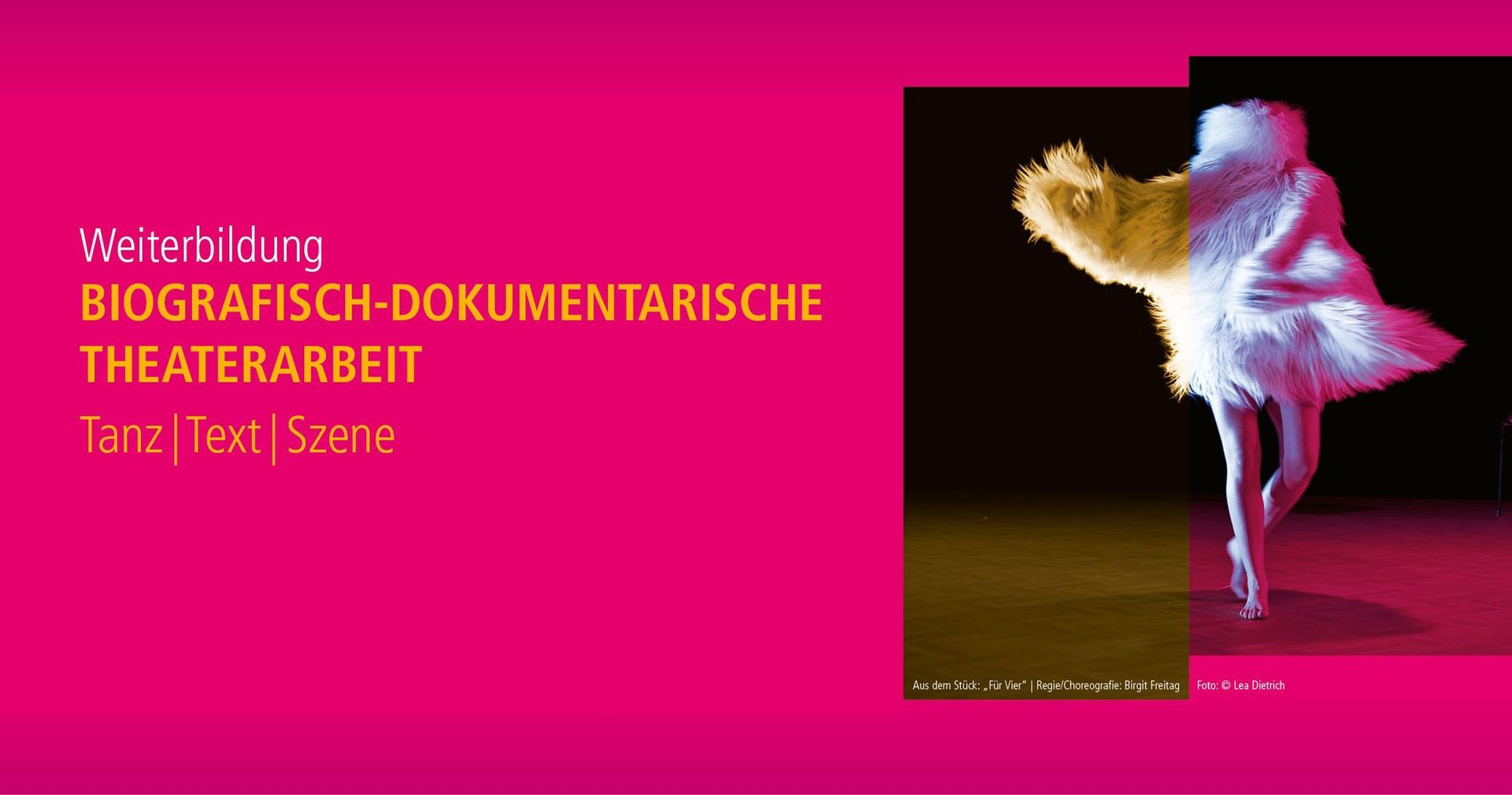 Biografisch-Dokumentarische Theaterarbeit: Tanz | Text | Szene