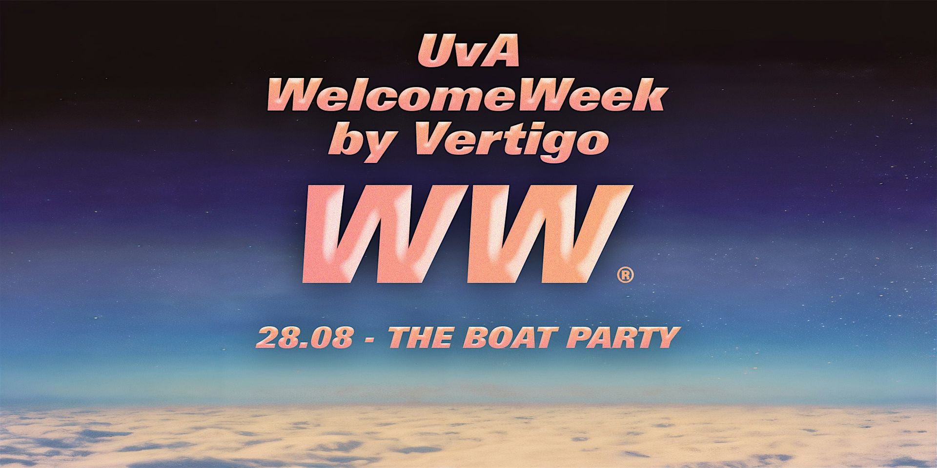 The Boat Party - UvA Welcome Week By Vertigo
