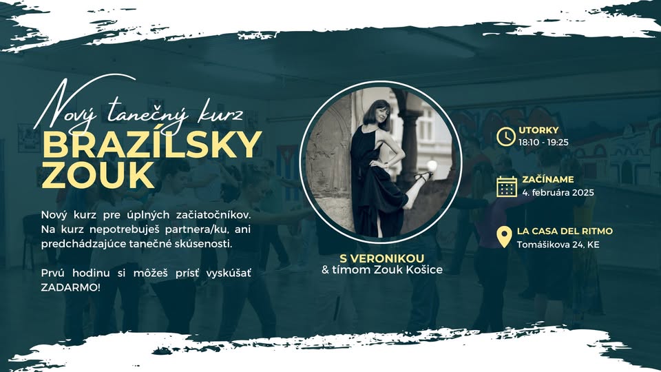 Brazílsky Zouk - nový tanečný kurz v Košiciach