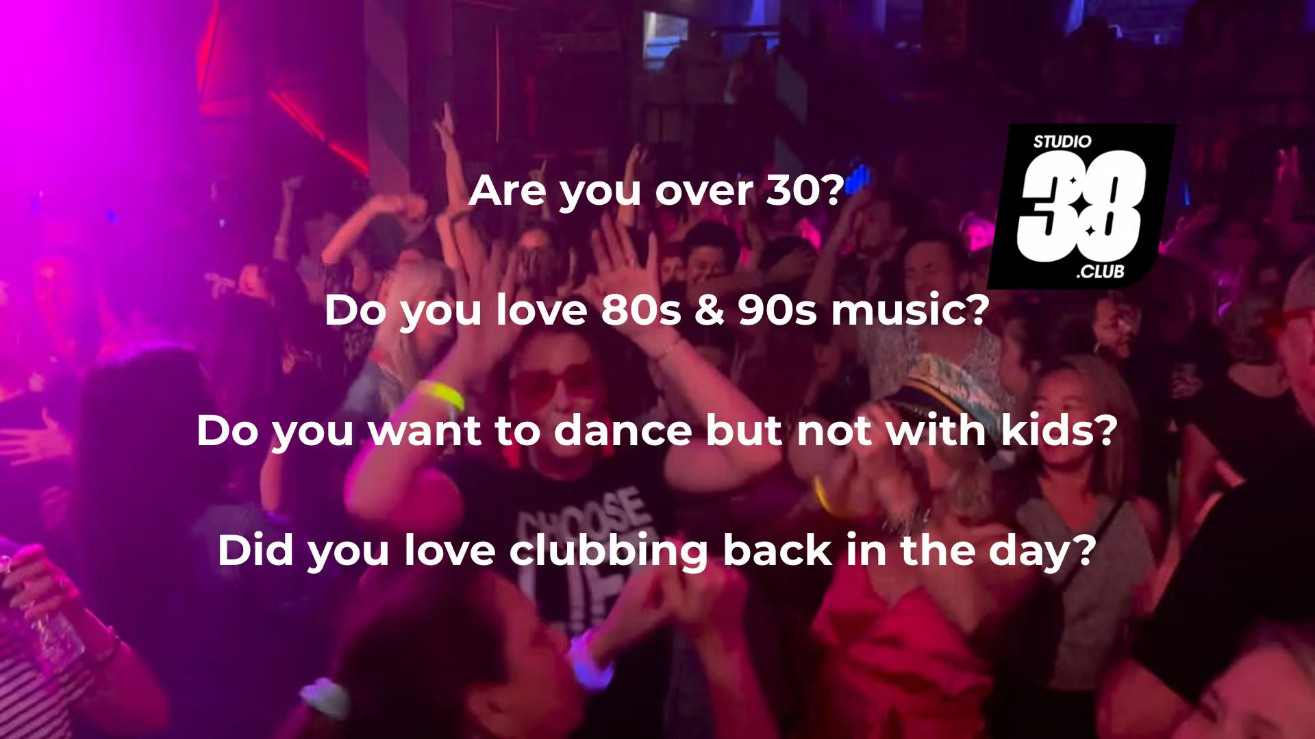 Amsterdam over 30s day clubbing: 80s & 90s 💖