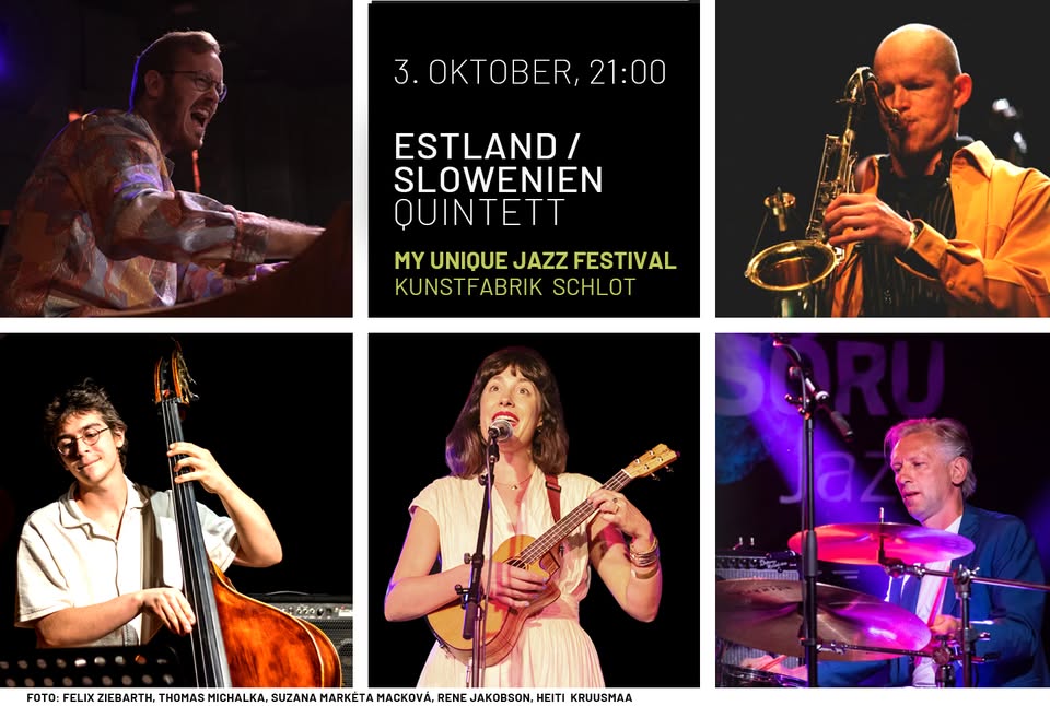 12th EUNIC My Unique Jazz Festival: estnisch-slowenisches Jazzquintett