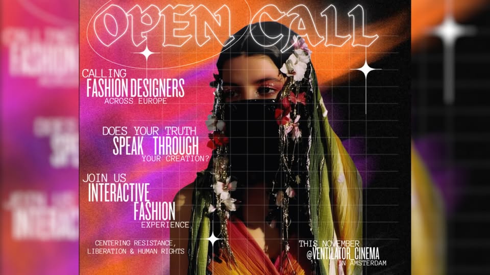OPEN CALL: THREADS OF RESISTANCE ⟡ ݁₊ . An Interactive Fashion Presentation at Ventilator Cinema (AM