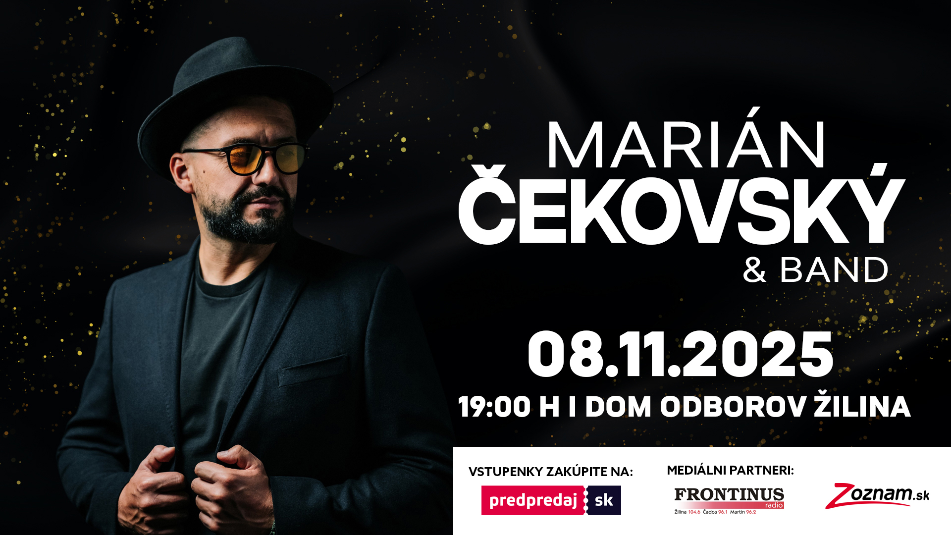! PRELOŽENÉ ! Marián Čekovský & Band - Žilina