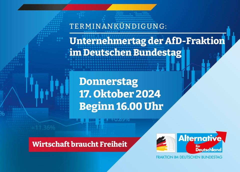 Unternehmertag der AfD-Bundestagsfraktion