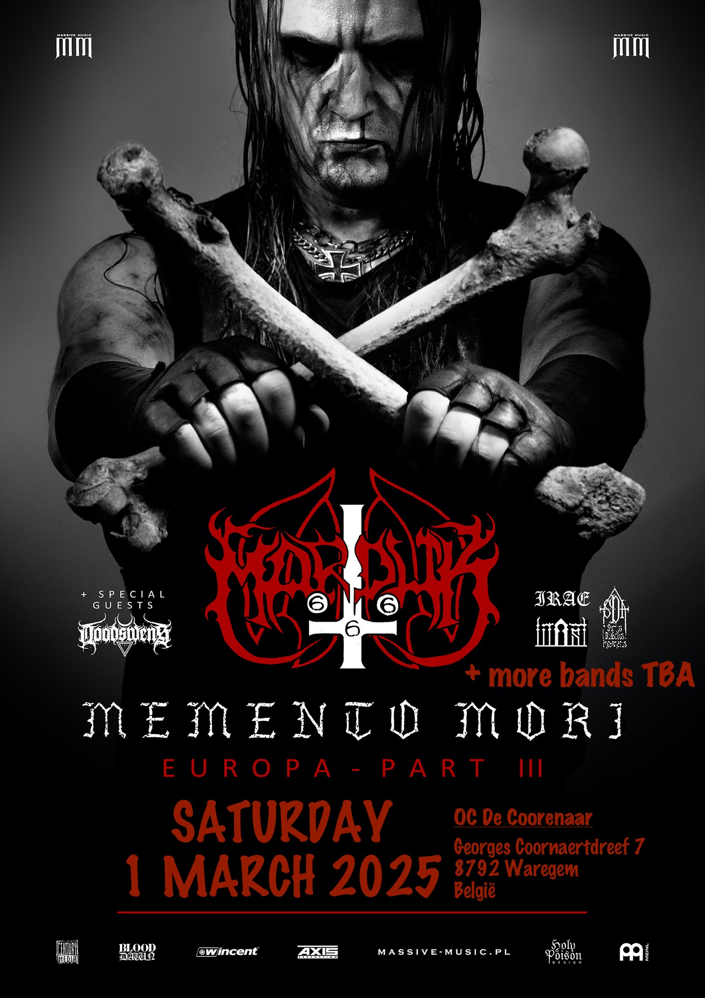 Throne Fest support edition: MARDUK, ANCIENT RITES, DEUS MORTEM + MORE... @ OC De Coorenaar, Waregem