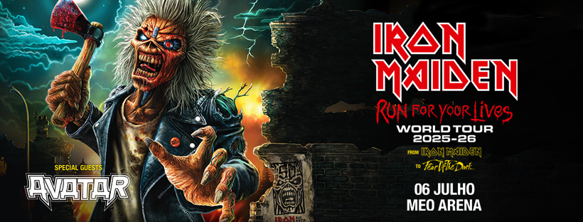 IRON MAIDEN @ Lisboa, 2025 - Tickets