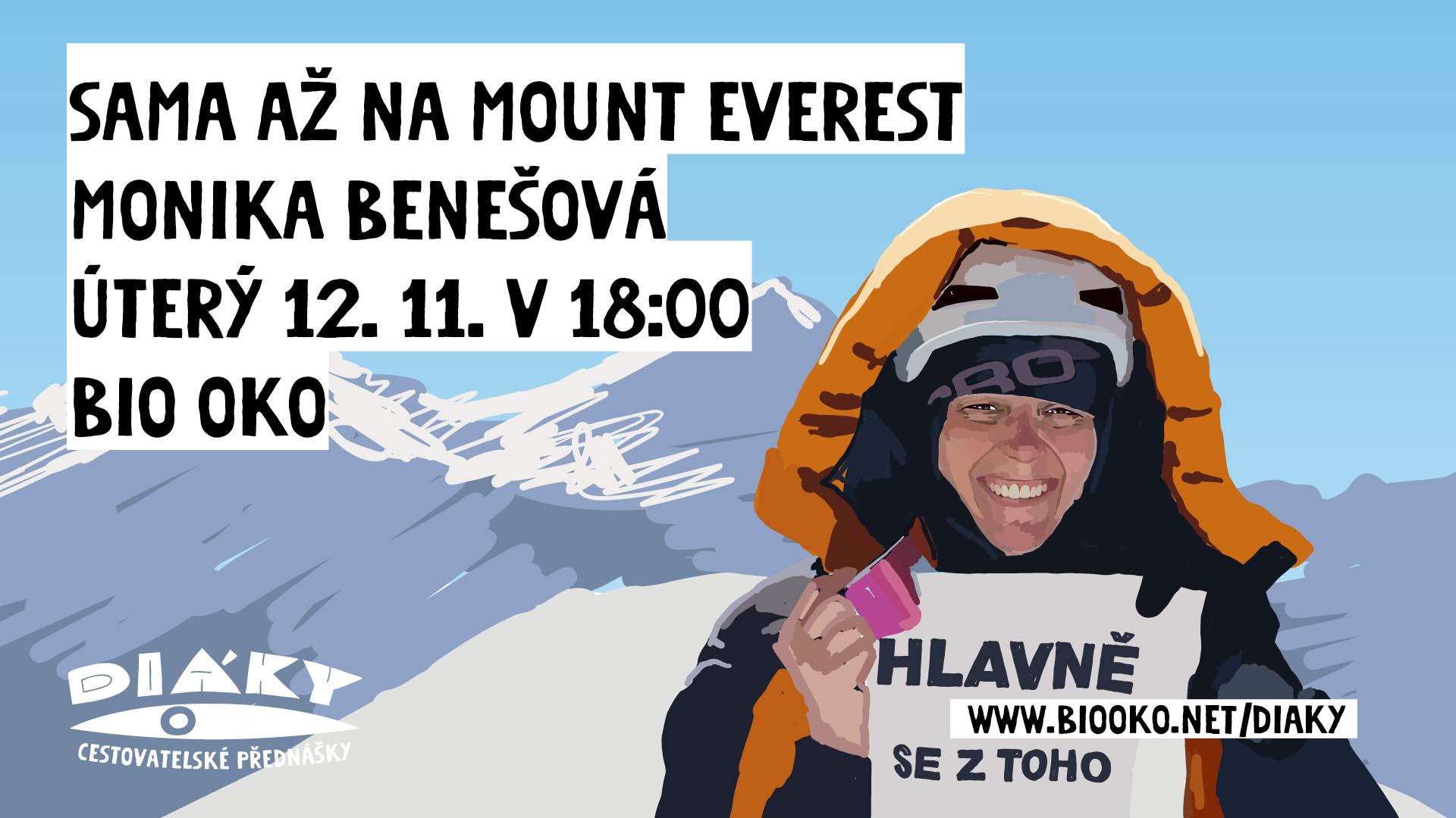 Sama až na Mount Everest - Monika Benešová | Diáky