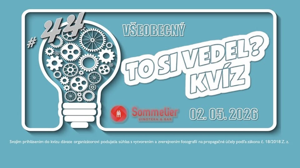 TO SI VEDEL? kvíz u Sommeliera