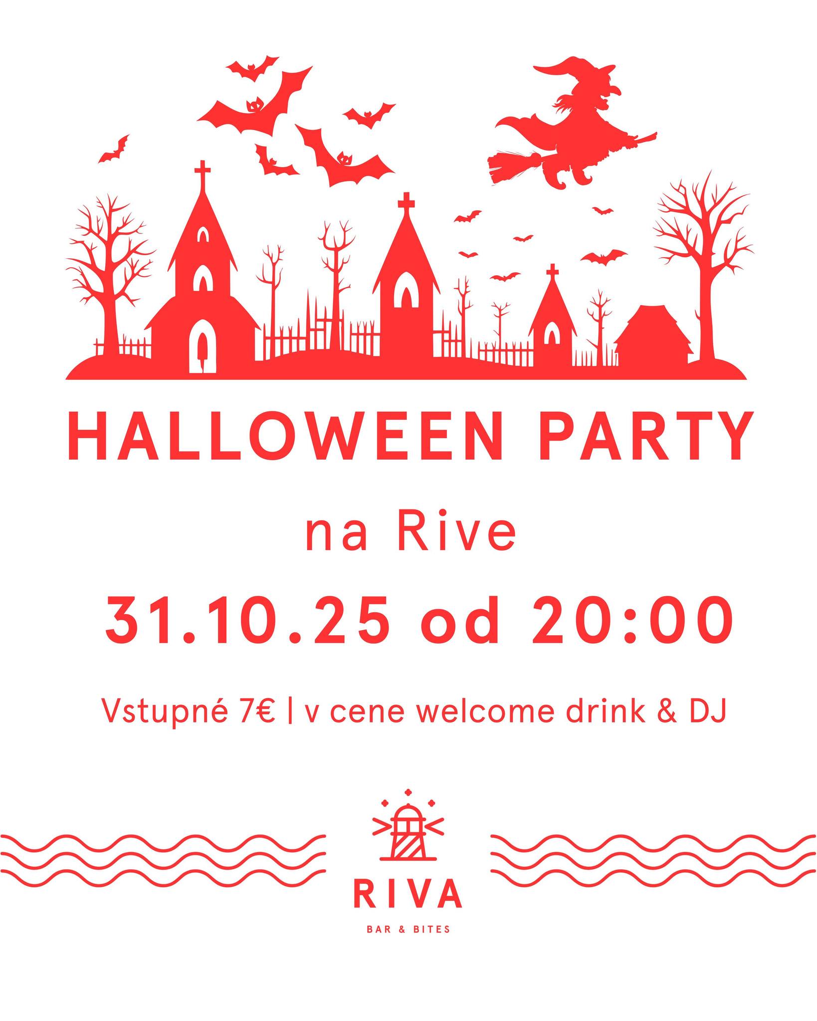 Halloween párty na Rive