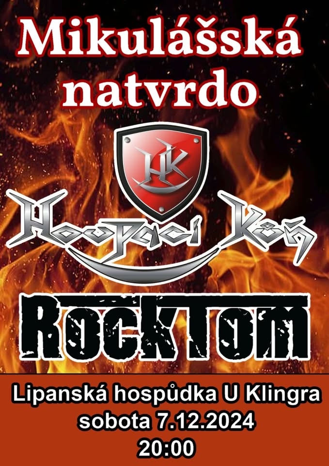 Mikulášská natvrdo s kapelama Houpací kůň a RockTom