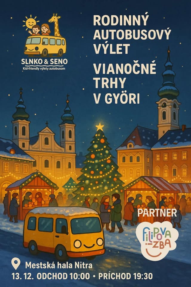 Rodinný výlet z NR do Győru (vianočné trhy)