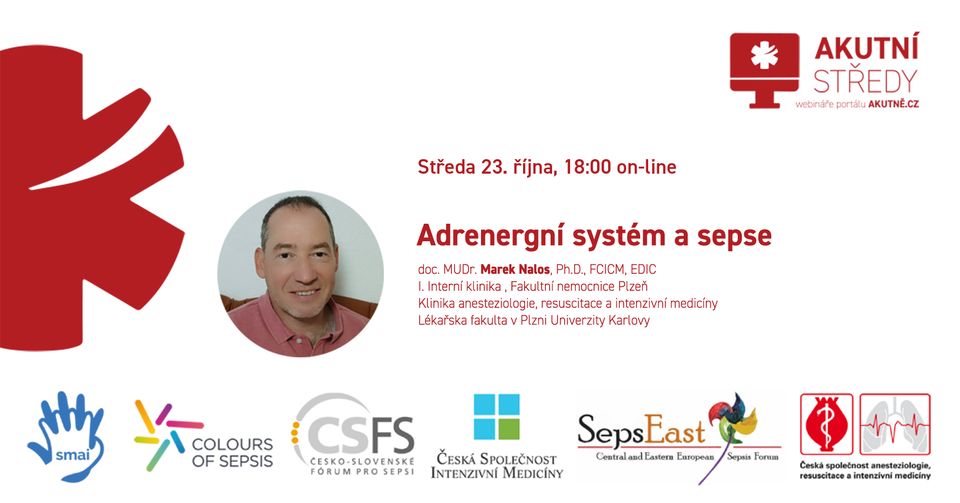 Akutní středa: Adrenergní systém a sepse