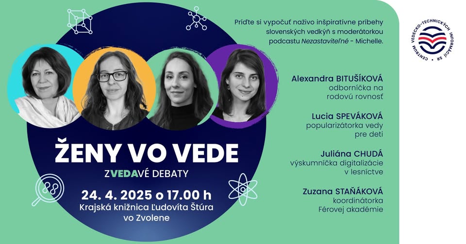 ZVEDAVÉ DEBATY: ŽENY VO VEDE vo Zvolene