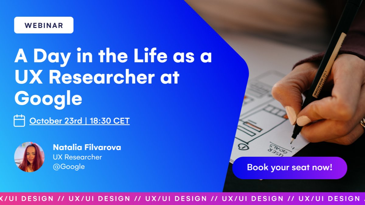 (ON-DEMAND) A Day in the Life as a UX Researcher at Google