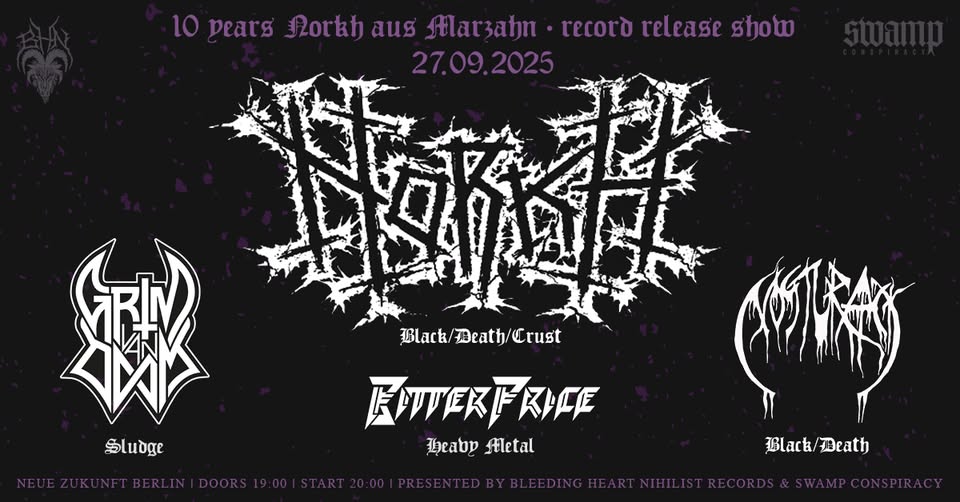swamp conspiracy pres.: 10 Years Norkh aus Marzahn - record release show