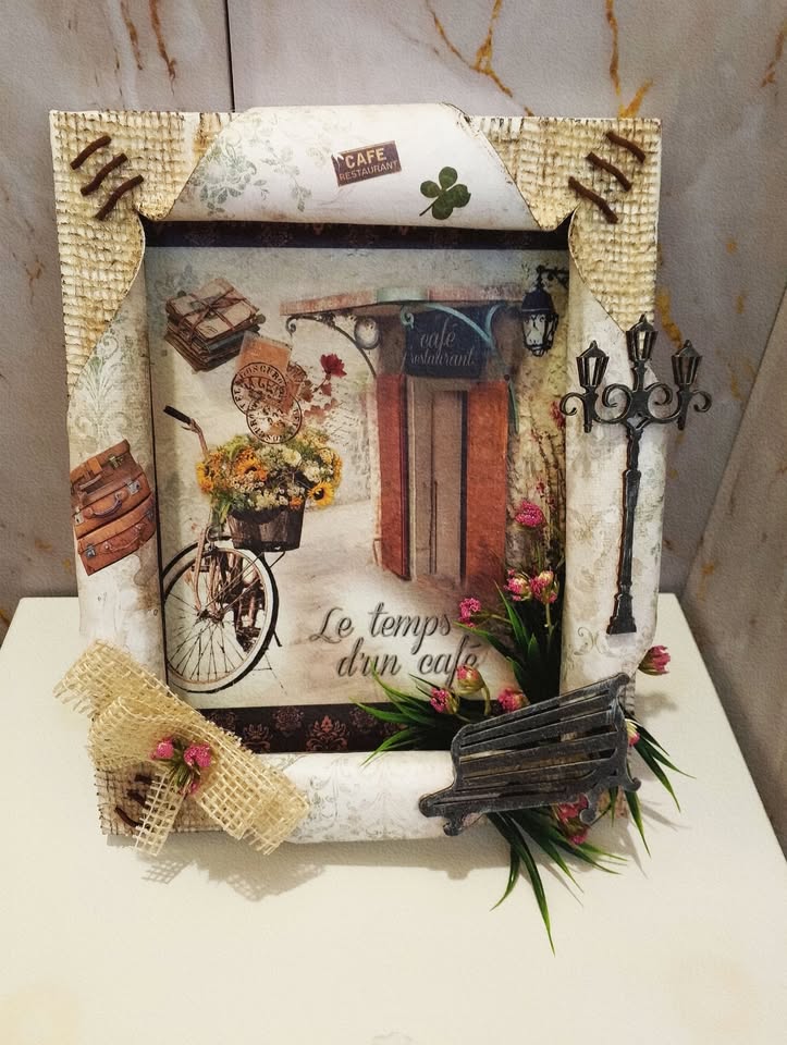 Decoupage - alkotó nap
