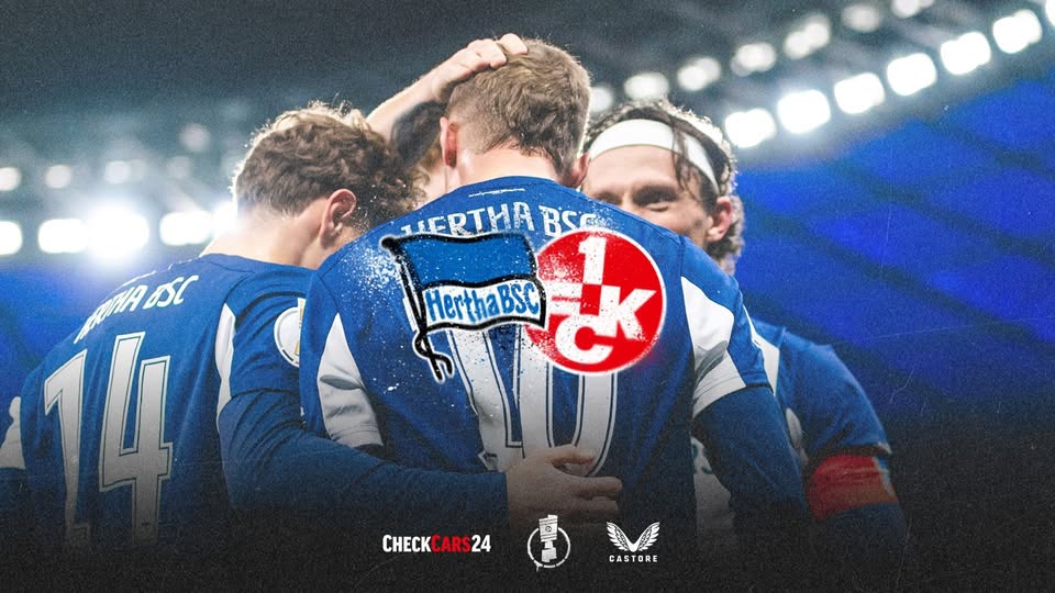 DFB-Pokal Achtelfinale: Hertha BSC gg 1. FC Kaiserslautern