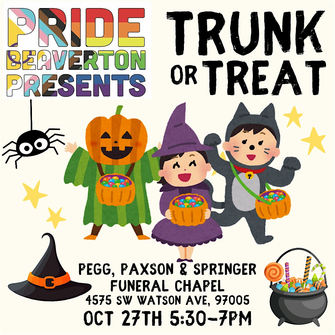 Beaverton Trunk or Treat: Presented by Pride Beaverton