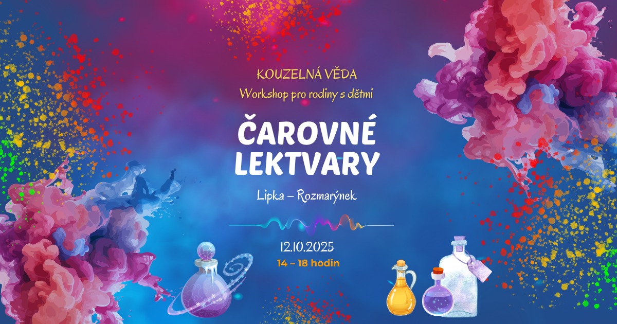 Čarovné lektvary - workshop pro rodiny s dětmi