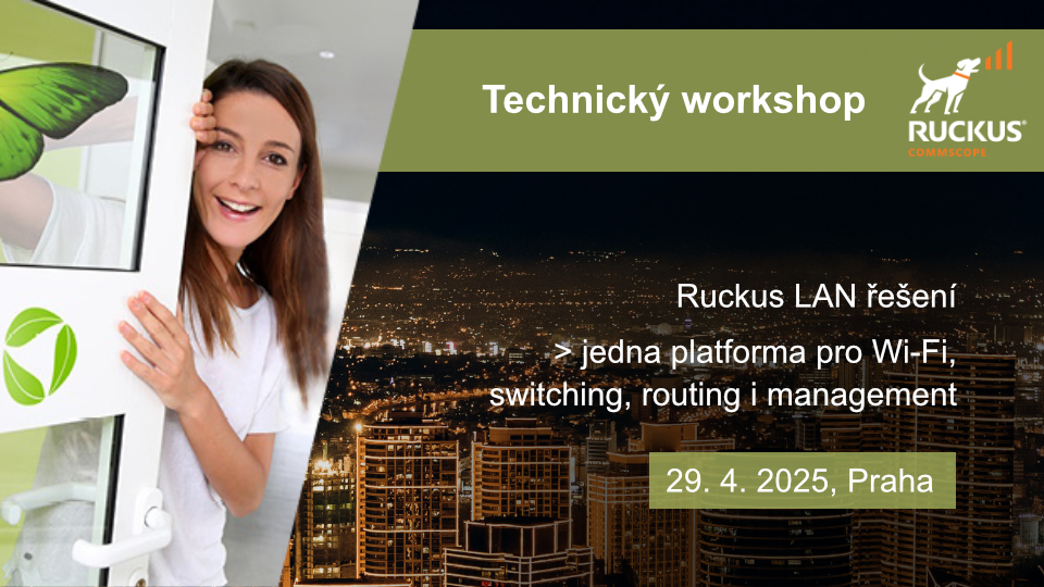 Ruckus LAN řešení – jedna platforma pro Wi-Fi, switching, routing i management