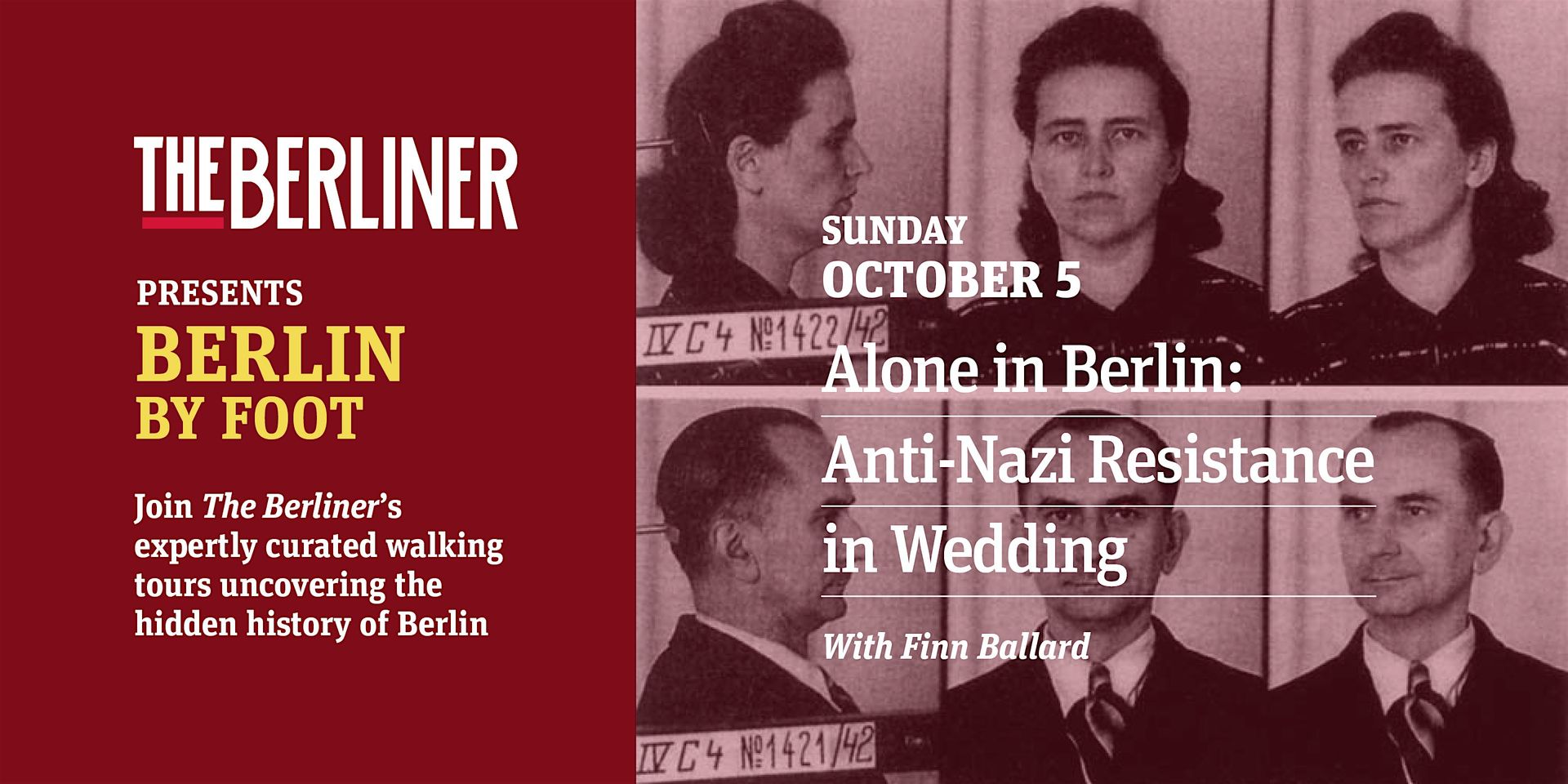Berlin by Foot: Alone in Berlin — Anti-Nazi Resistance in Wedding