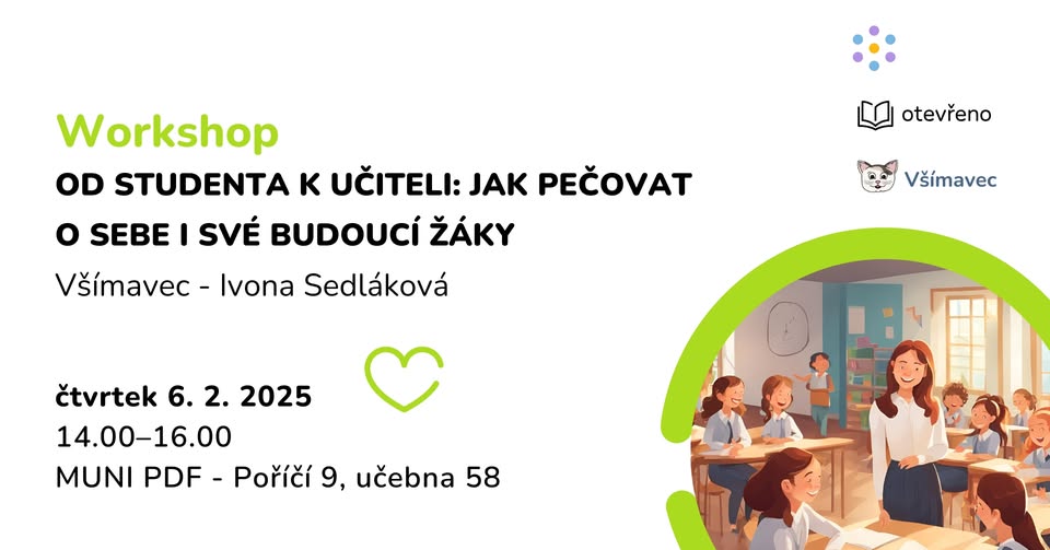 Od studenta k učiteli: Jak pečovat o sebe i své budoucí žáky