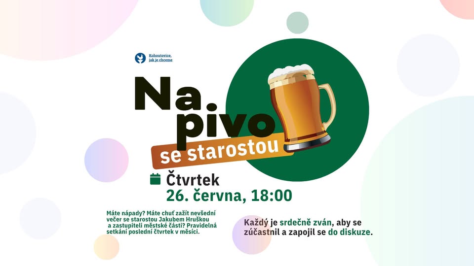 Na pivo se starostou 26. 6.