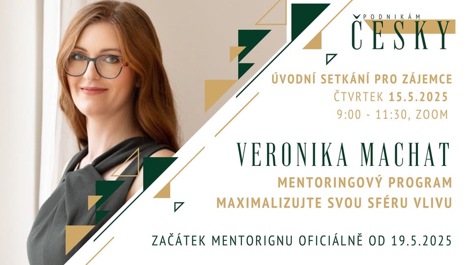 🚀 Mentoringový program s VERONIKOU MACHAT🚀