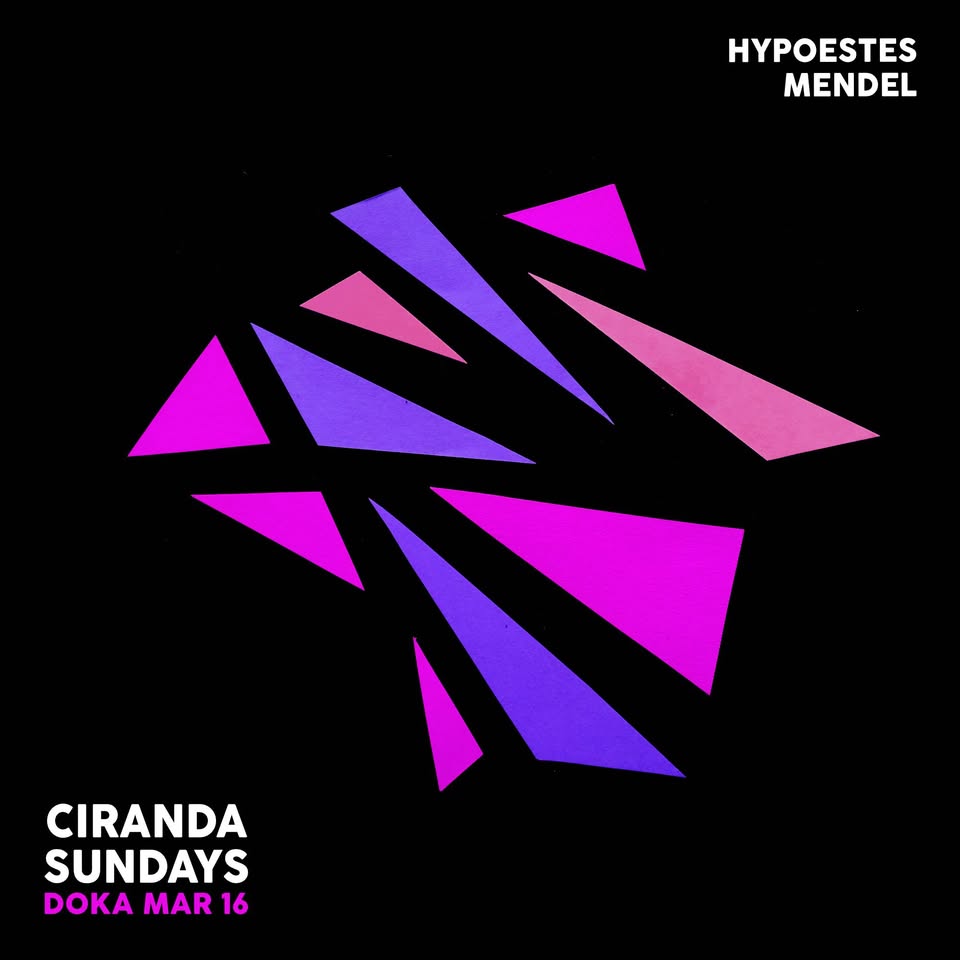 Ciranda Sundays x Doka Studio w/ Mendel | Hypoestes