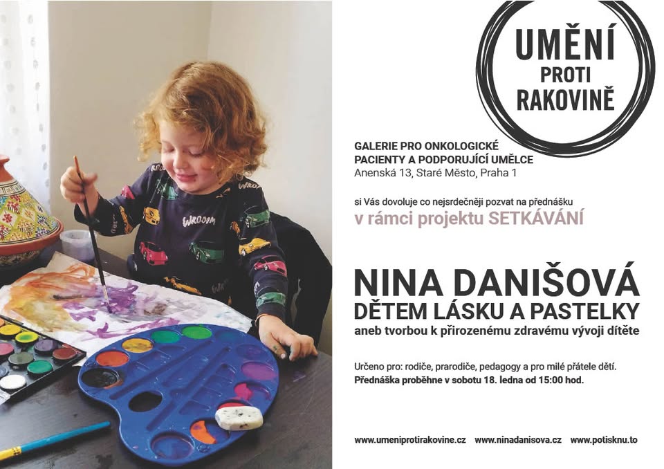 NINA DANIŠOVÁ  - DĚTEM LÁSKU A PASTELKY, aneb tvorbou k přirozenému zdravému vývoji dítěte