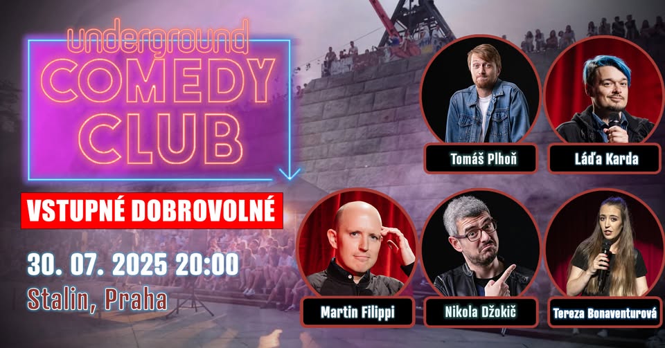 Underground COMEDY CLUB | Praha Stalin | Stand-up show