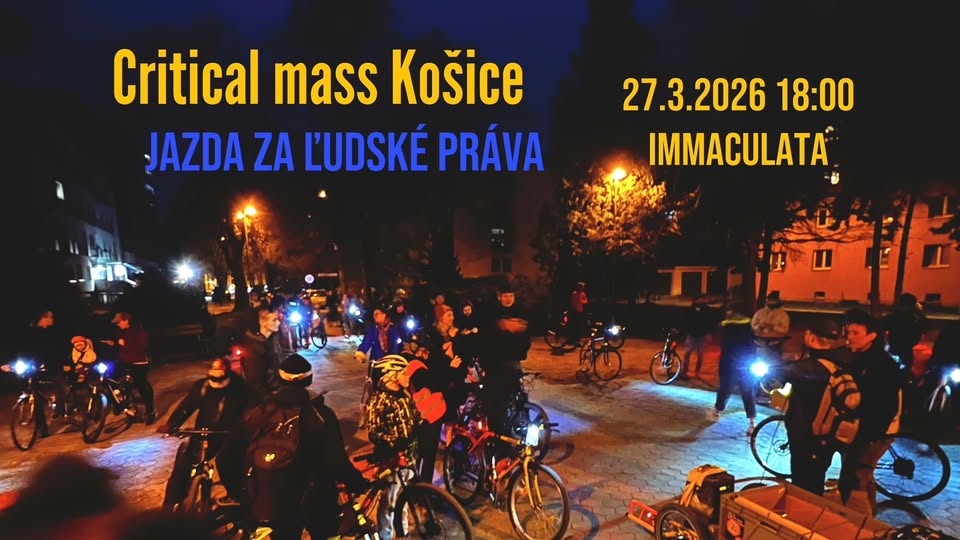 Critical Mass Košice – cyklojazda za ľudské práva