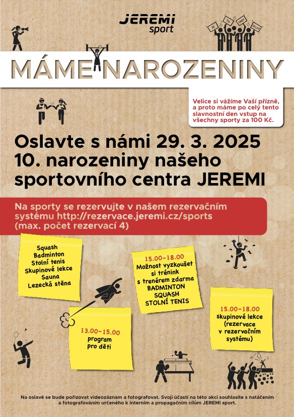 Narozeniny JEREMI