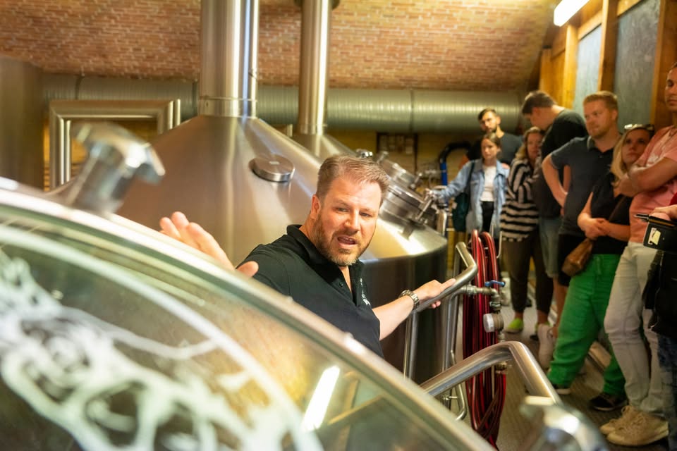 Tour durch die Brauerei - auf Deutsch