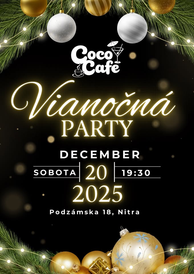 ✨ Vianočná PARTY v COCOCAFE ✨