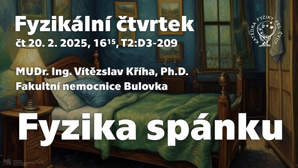 dr. V. Kříha: Fyzika spánku [Fyz. čtvrtek]