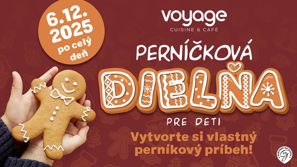PERNÍČKOVÁ DIELŇA vo Voyage 6-12-2025 po celý deň!