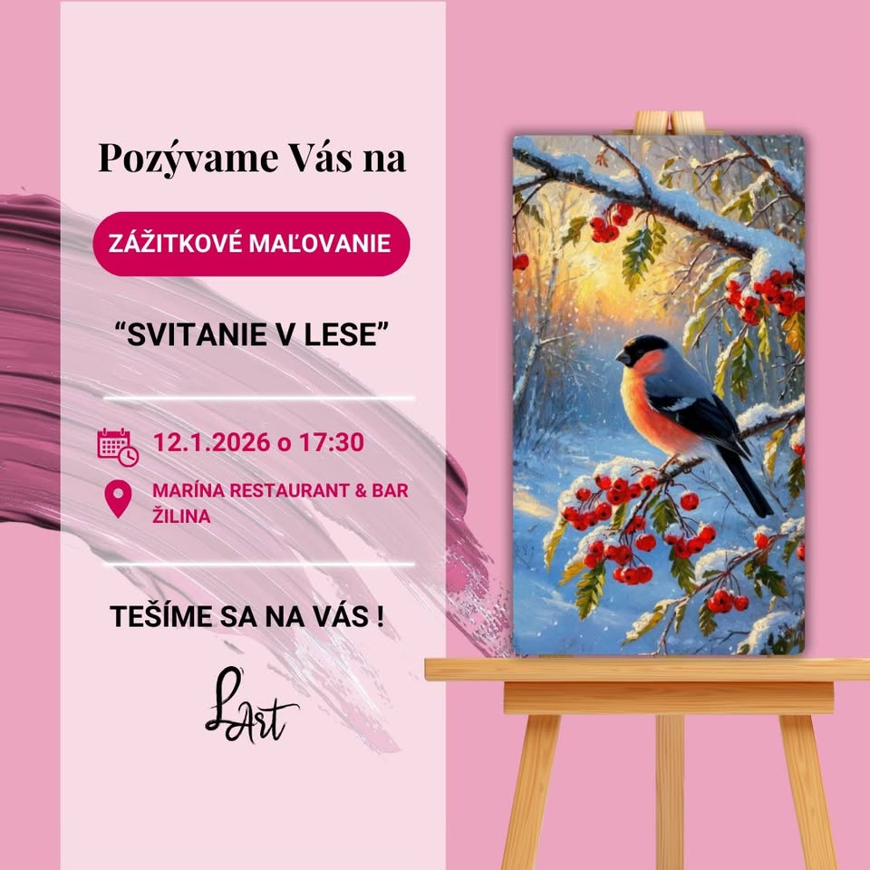Zážitkové maľovanie- Svitanie v lese