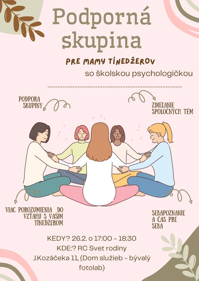 Podporná skupina so školskou psychologičkou
